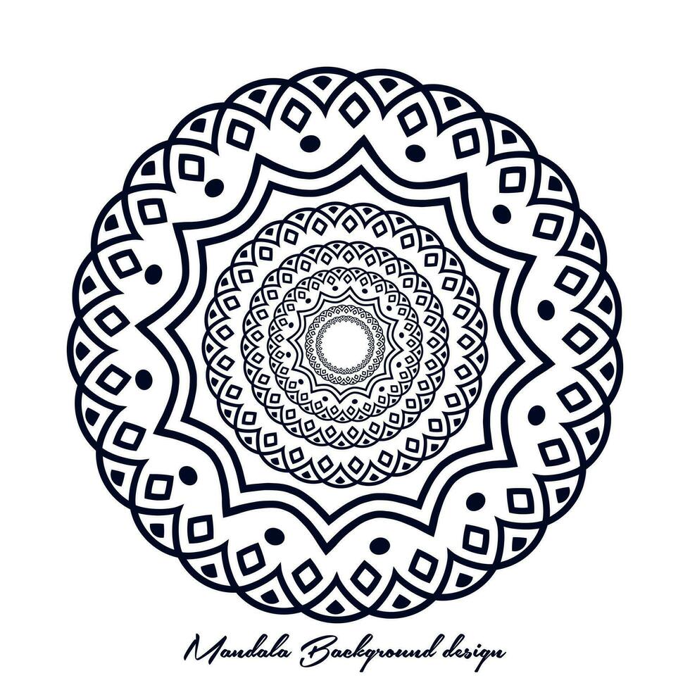 minimalista semplicità islamico mandala sfondi. indiano ornato invito pendenza mandala sfondi. sfondo illustrazione modello. vettore