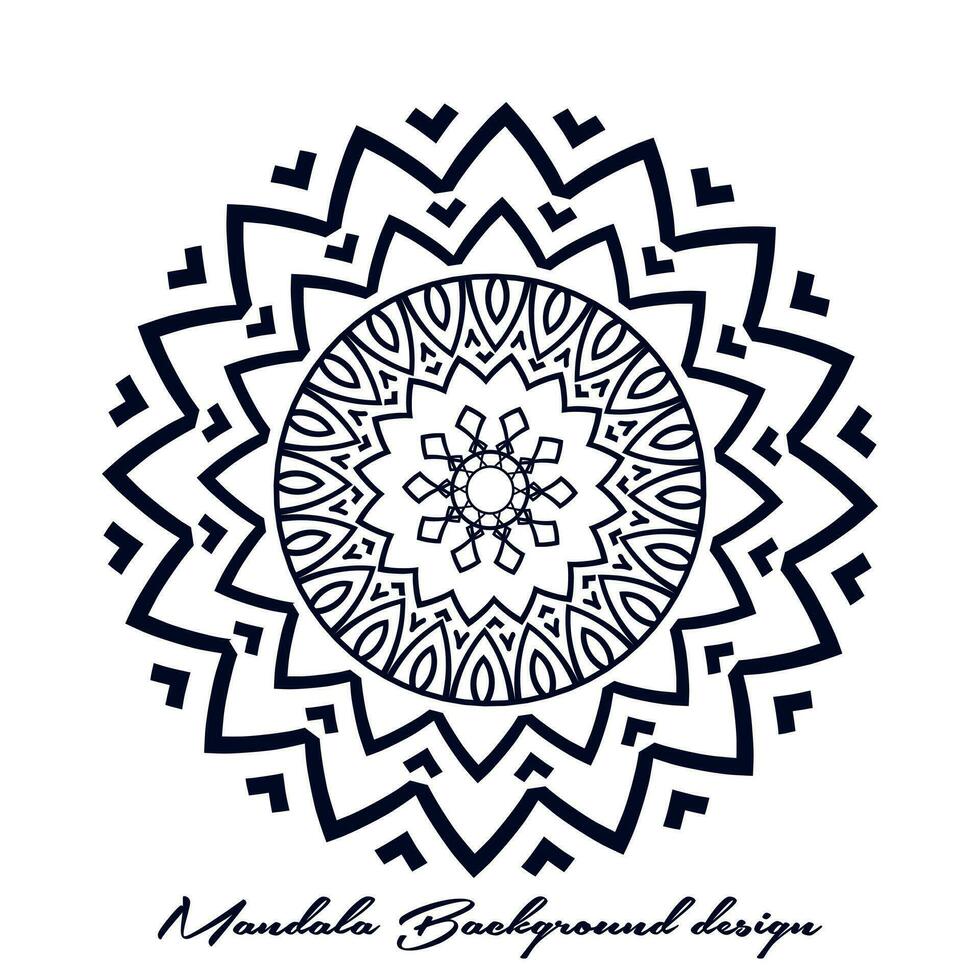 minimalista semplicità islamico mandala sfondi. indiano ornato invito pendenza mandala sfondi. sfondo illustrazione modello. vettore