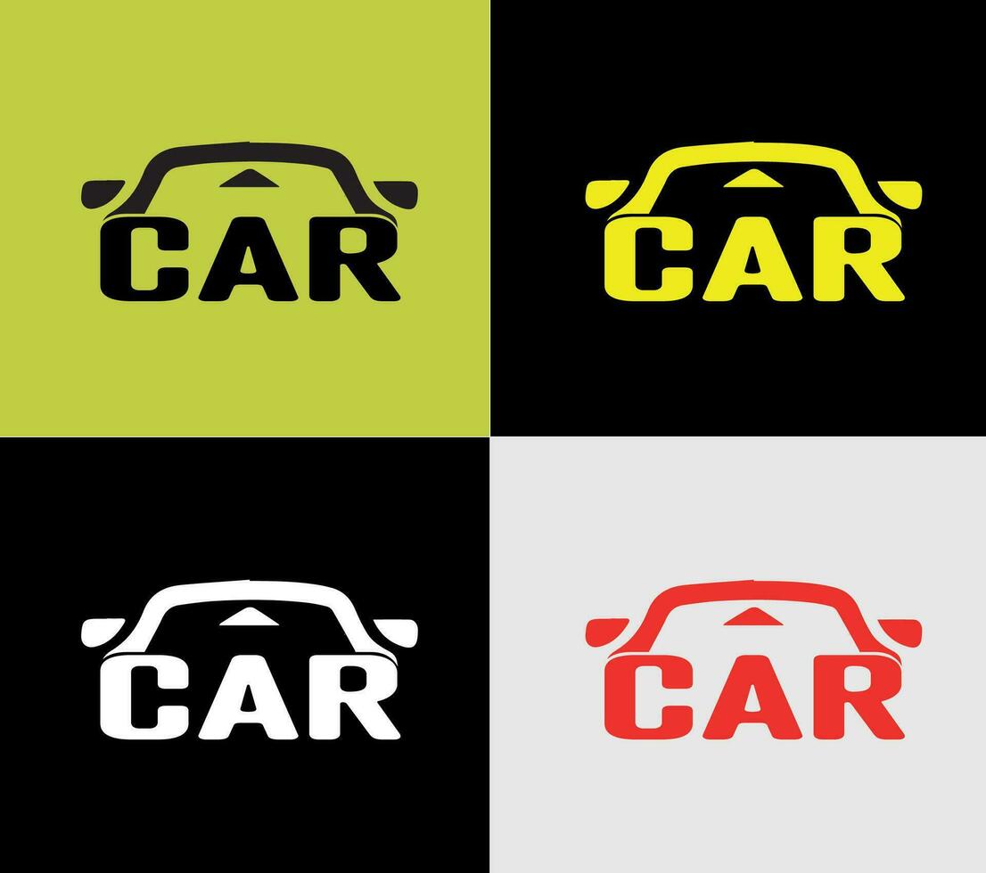 auto logotipo, elementi colore variazione astratto icona. moderno logotipo, attività commerciale modello. vettore