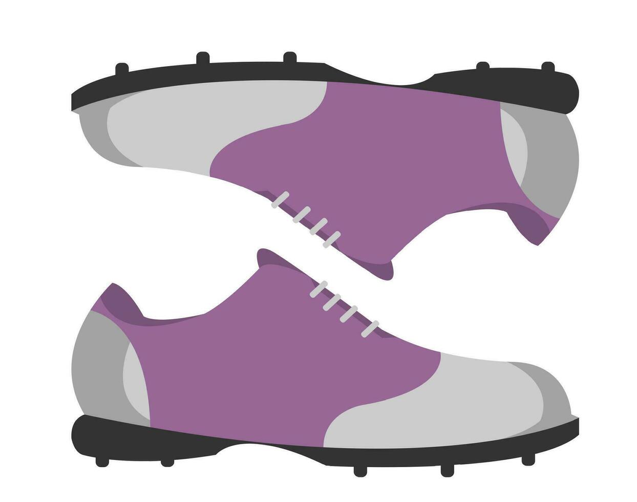 gli sport scarpe per in esecuzione e jogging, scarpe da ginnastica vettore