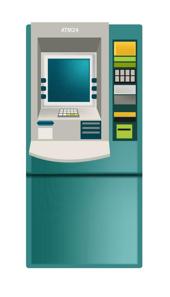 automatizzato cassiere macchina o banca bancomat vettore