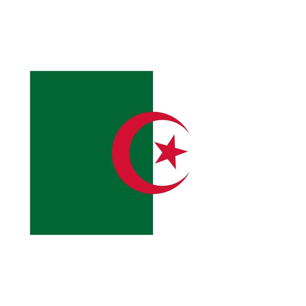 nazionale nazione bandiera di aljazair vettore