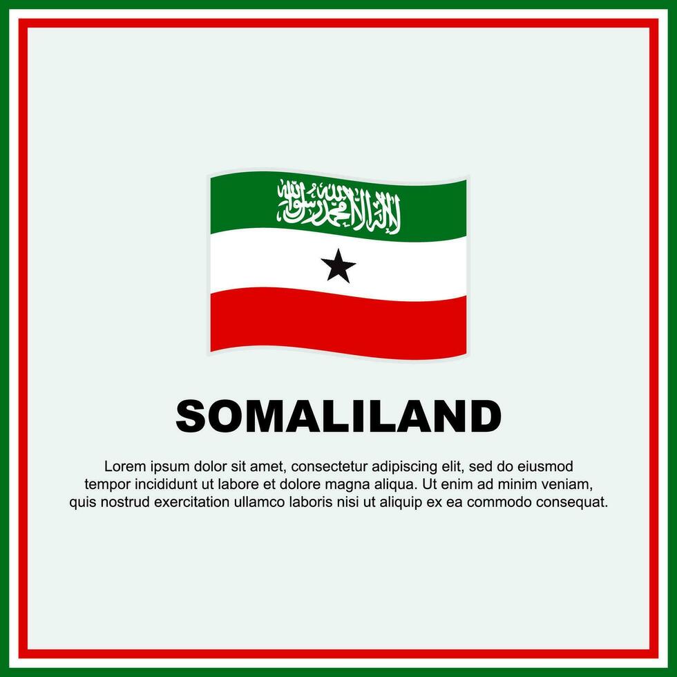 somalia bandiera sfondo design modello. somalia indipendenza giorno bandiera sociale media inviare. somalia bandiera vettore