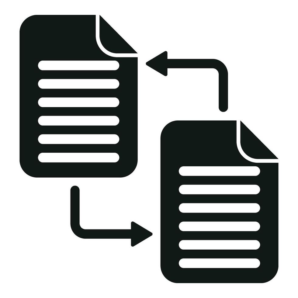 modificare documento obbiettivo icona semplice vettore. visione attività commerciale vettore