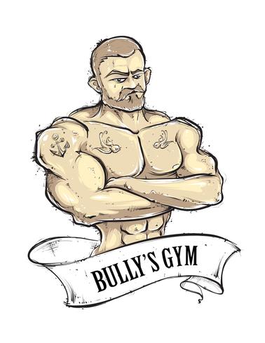 Bully&#39;s Gym vettore