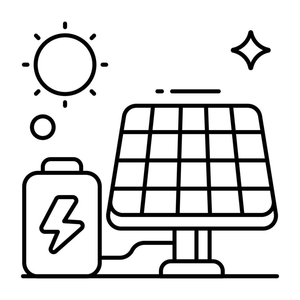 icona del design perfetto del pannello solare vettore