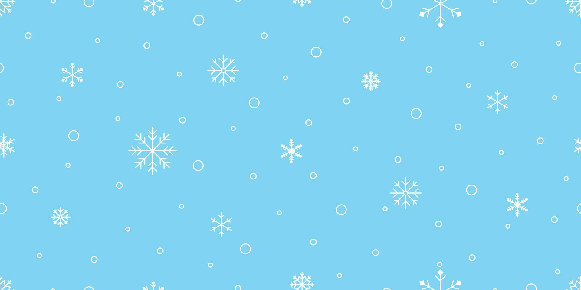 fiocco di neve senza soluzione di continuità modello Natale vettore neve natale Santa Claus sciarpa isolato ripetere sfondo piastrella sfondo illustrazione regalo involucro carta design