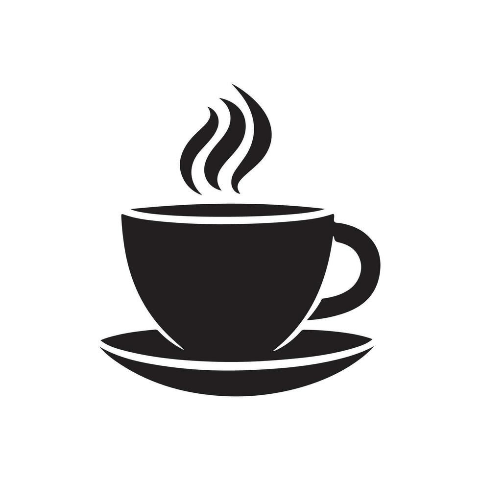 caffè tazza icona vettore, tè tazza logo, simboli vettore