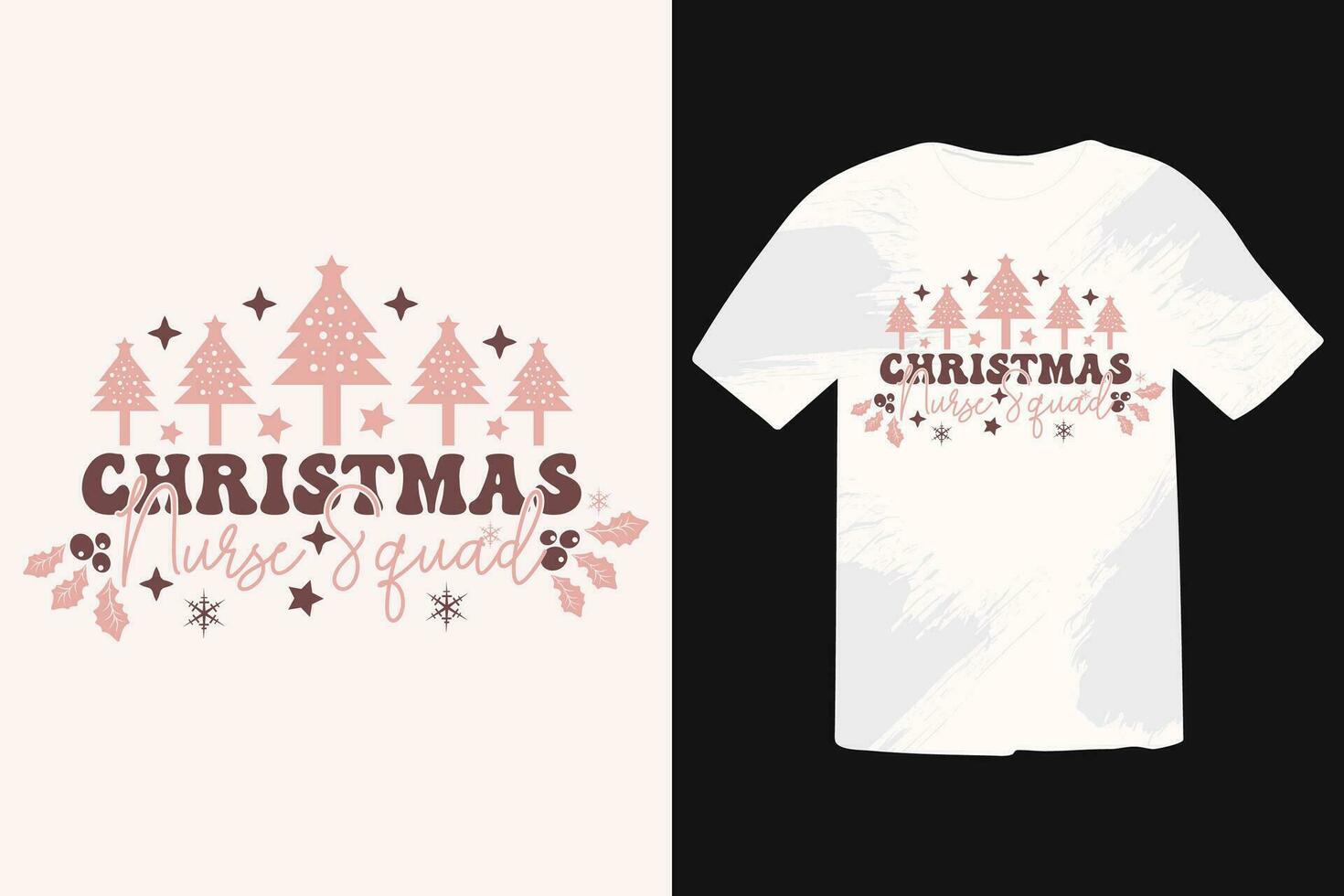 retrò Natale ghirlanda t camicia design. inverno accogliente a tema colorato testo vettore illustrazione. Natale maglietta Citazione. t camicia Stampa, cartolina desiderio, manifesto, striscione.