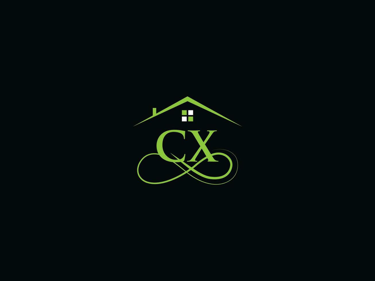 vero tenuta cx logo vettore, lusso cx edificio logo per attività commerciale vettore