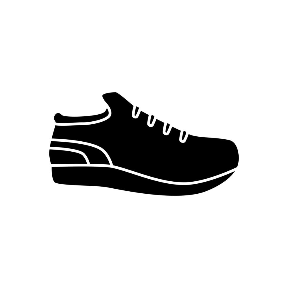 disegno vettoriale di scarpe sportive isolate