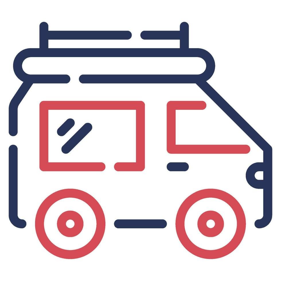 furgone icona illustrazione, per uix, infografica, eccetera vettore