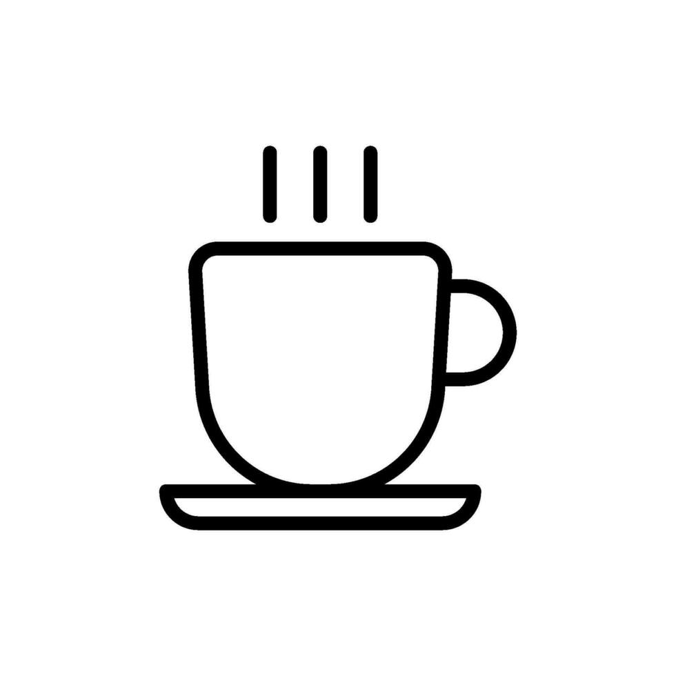 bicchiere caffè icona vettore design modelli semplice e moderno