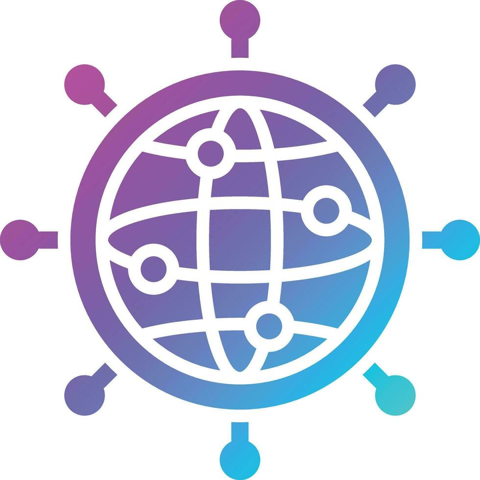 illustrazione del design dell'icona del vettore di rete