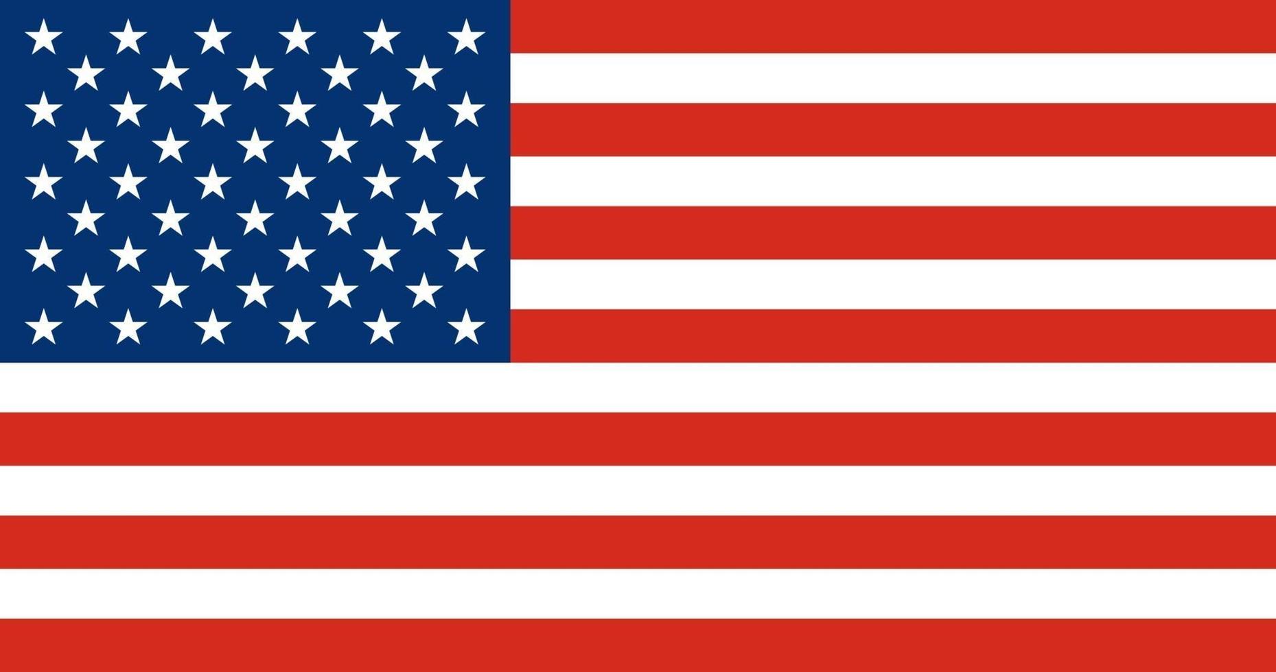 bandiera nazionale americana. banner usa da vicino. vettore