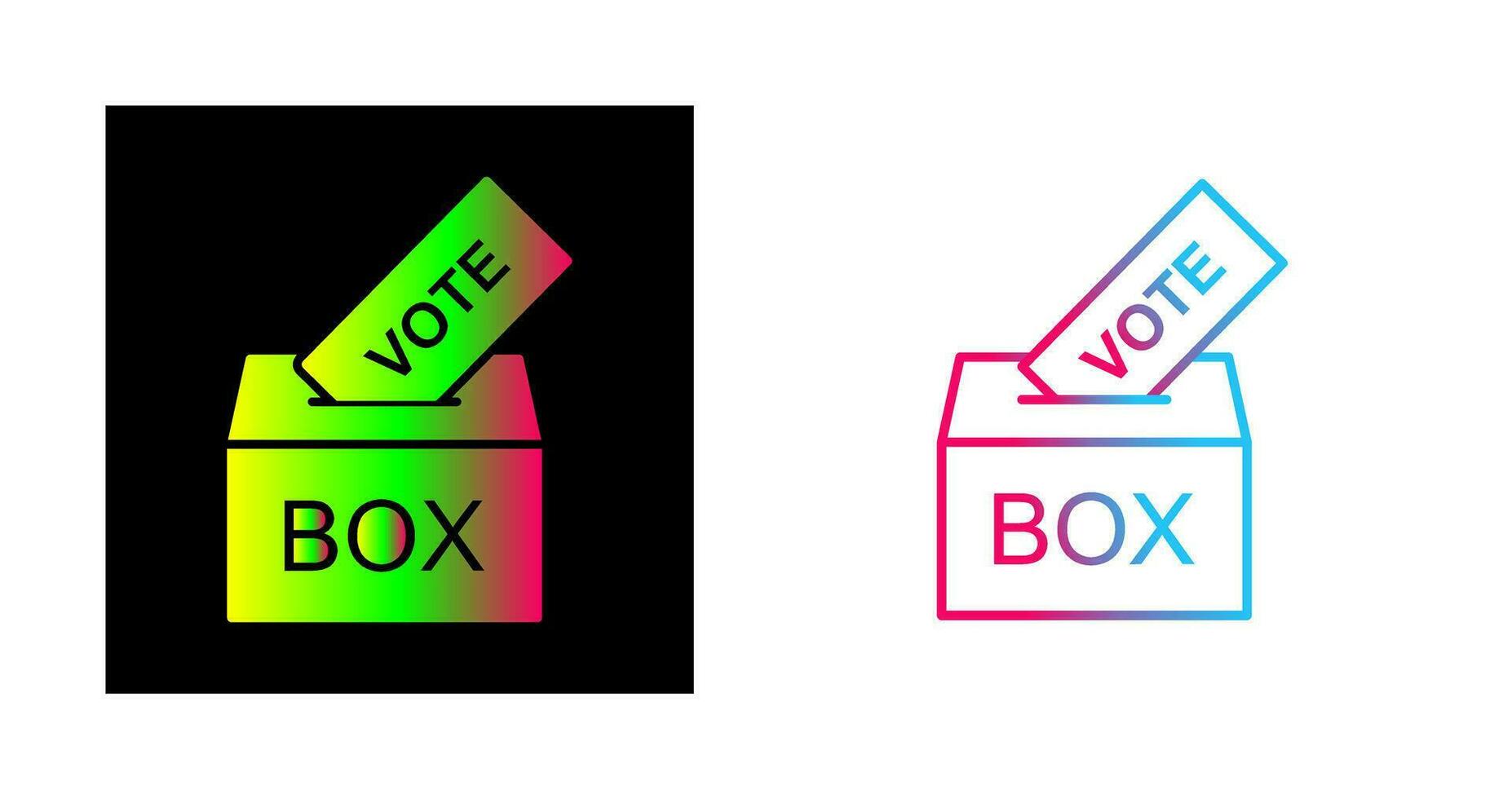 giing votazione vettore icona