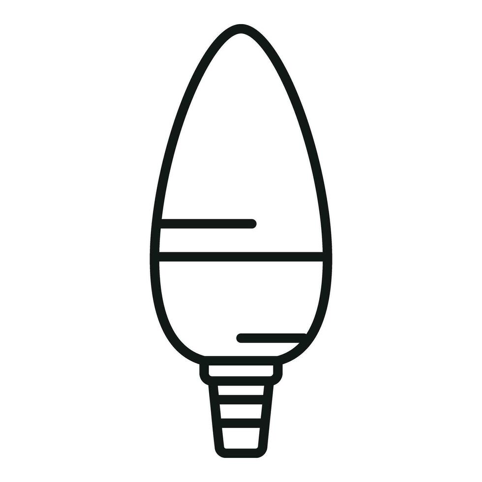 piccolo inteligente lampadina icona schema vettore. intelligente regolare vettore