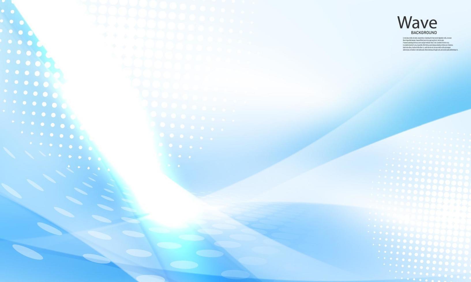 poster astratto sfondo blu con dinamica. rete tecnologica vettore
