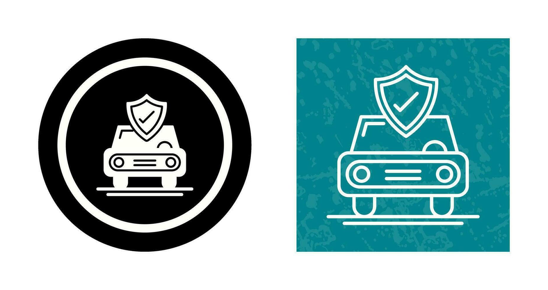 auto protezione vettore icona