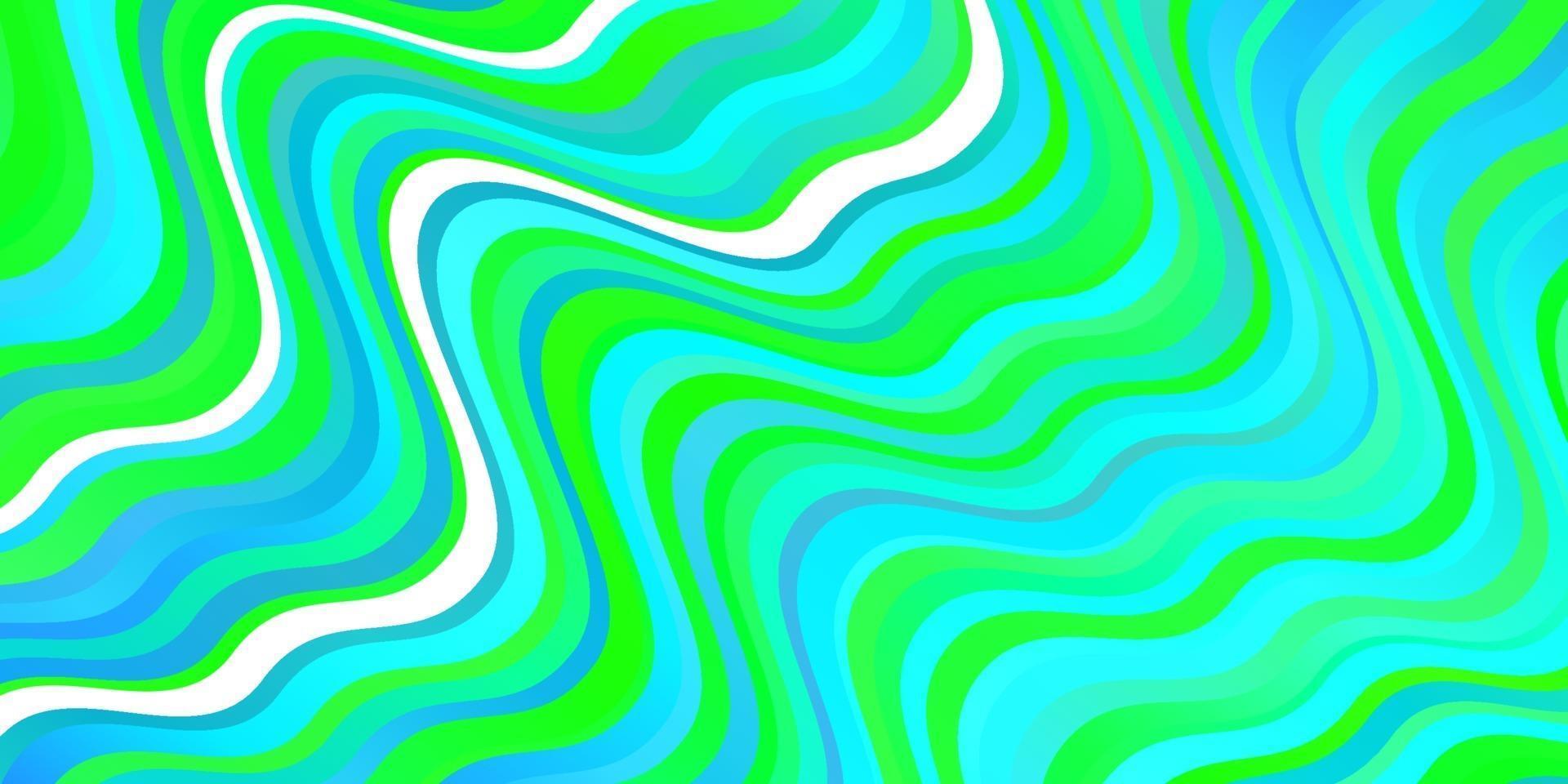 modello vettoriale azzurro, verde con linee.