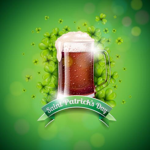 Saint Patrick&#39;s Day Design vettore