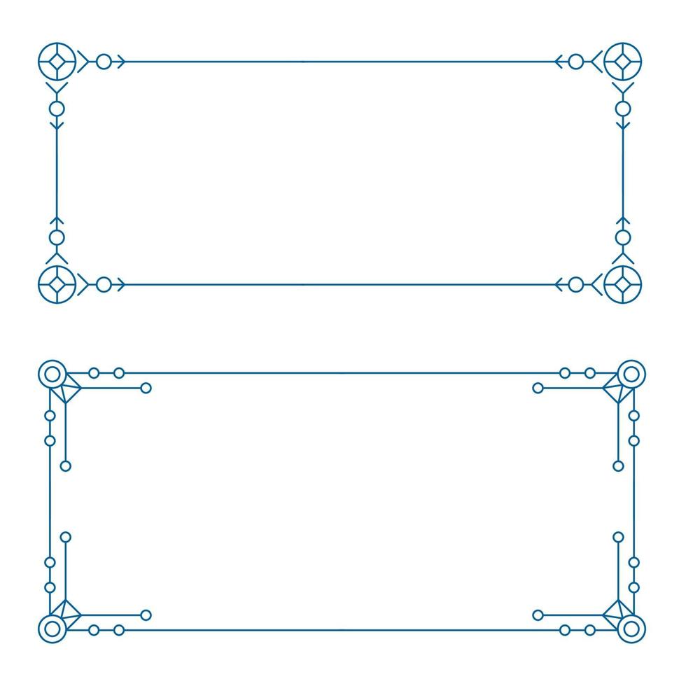 disegno di illustrazione vettoriale di confine