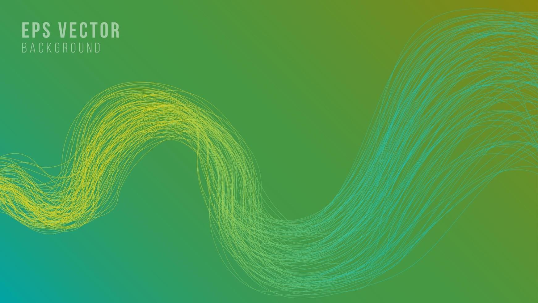 linee ondulate sfumate verdi sfondo astratto eps vettoriale modificabile