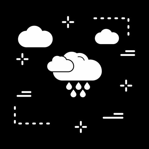 icona di pioggia vettoriale