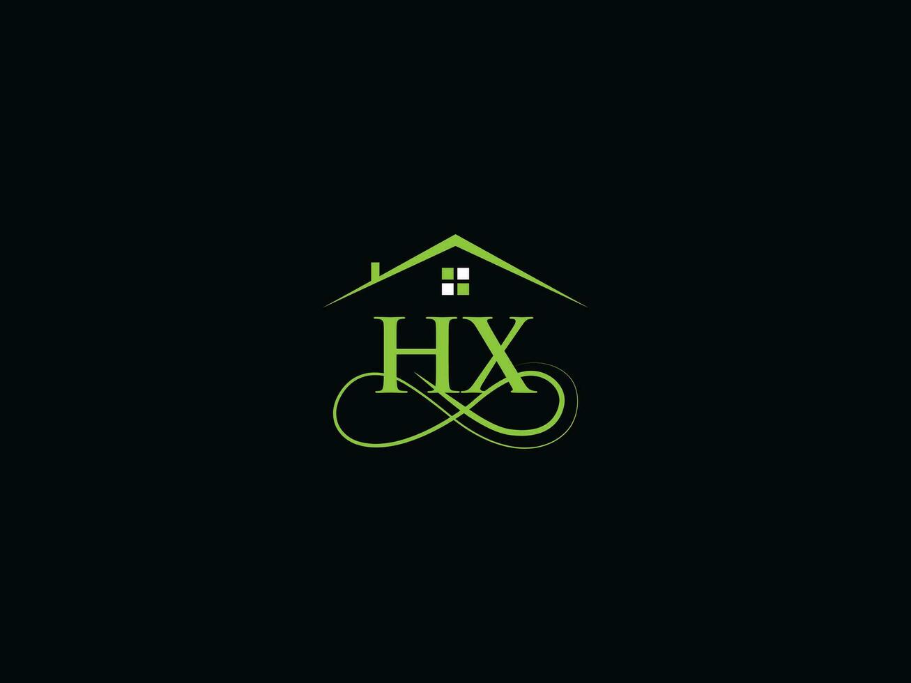 tipografia hx edificio logo, iniziale hx lusso vero tenuta logo per voi vettore