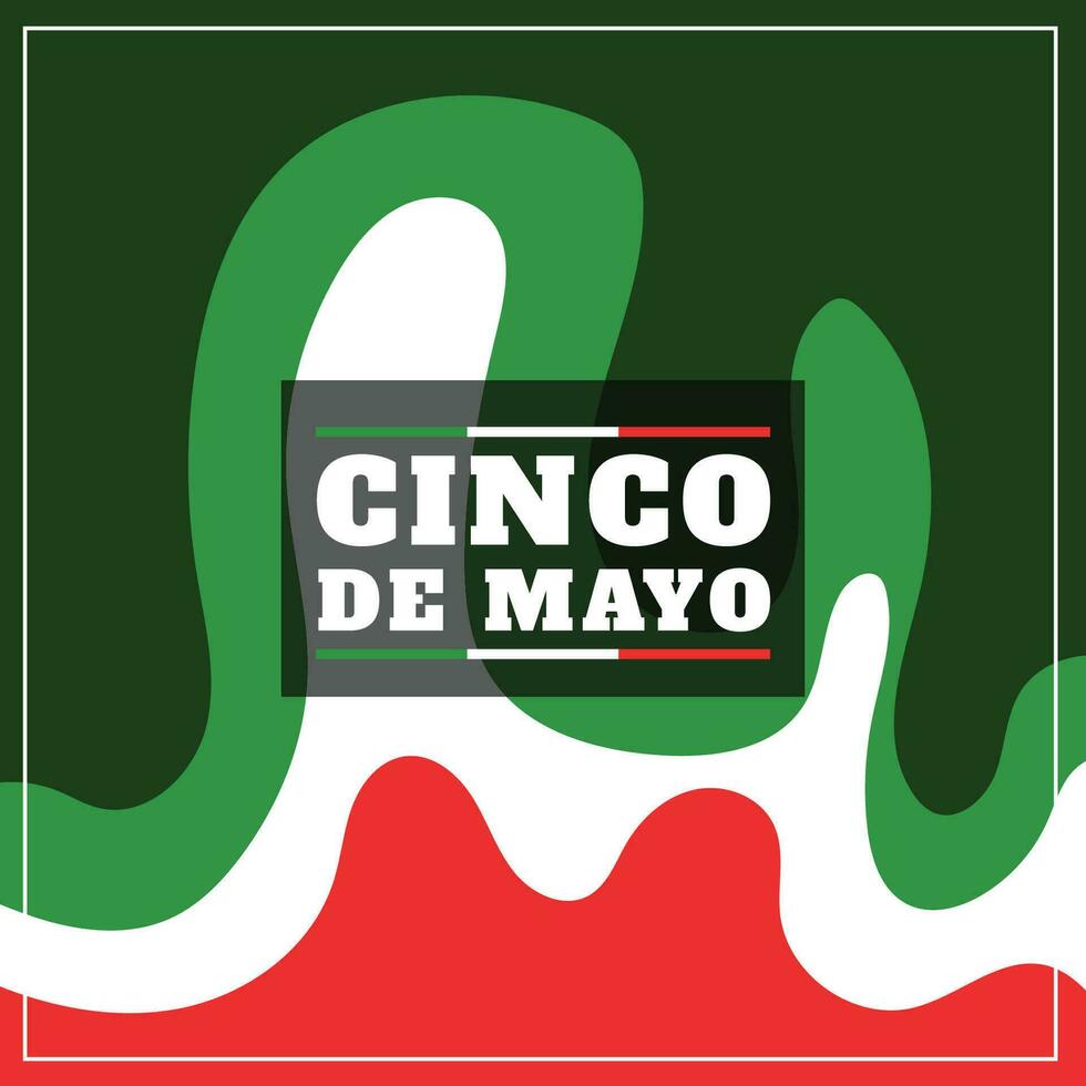 vettore piatto design Messico cinco de mayo concetto modello sfondo