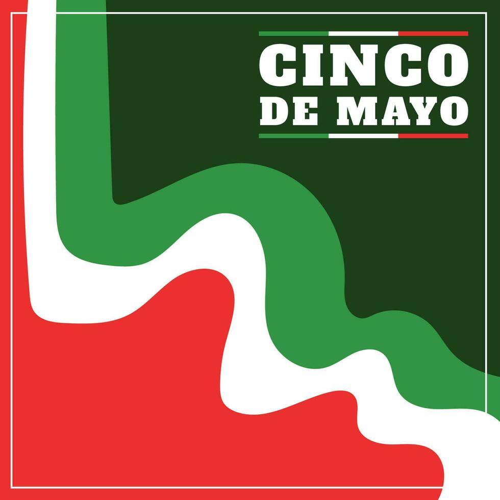 vettore piatto design Messico cinco de mayo concetto modello sfondo