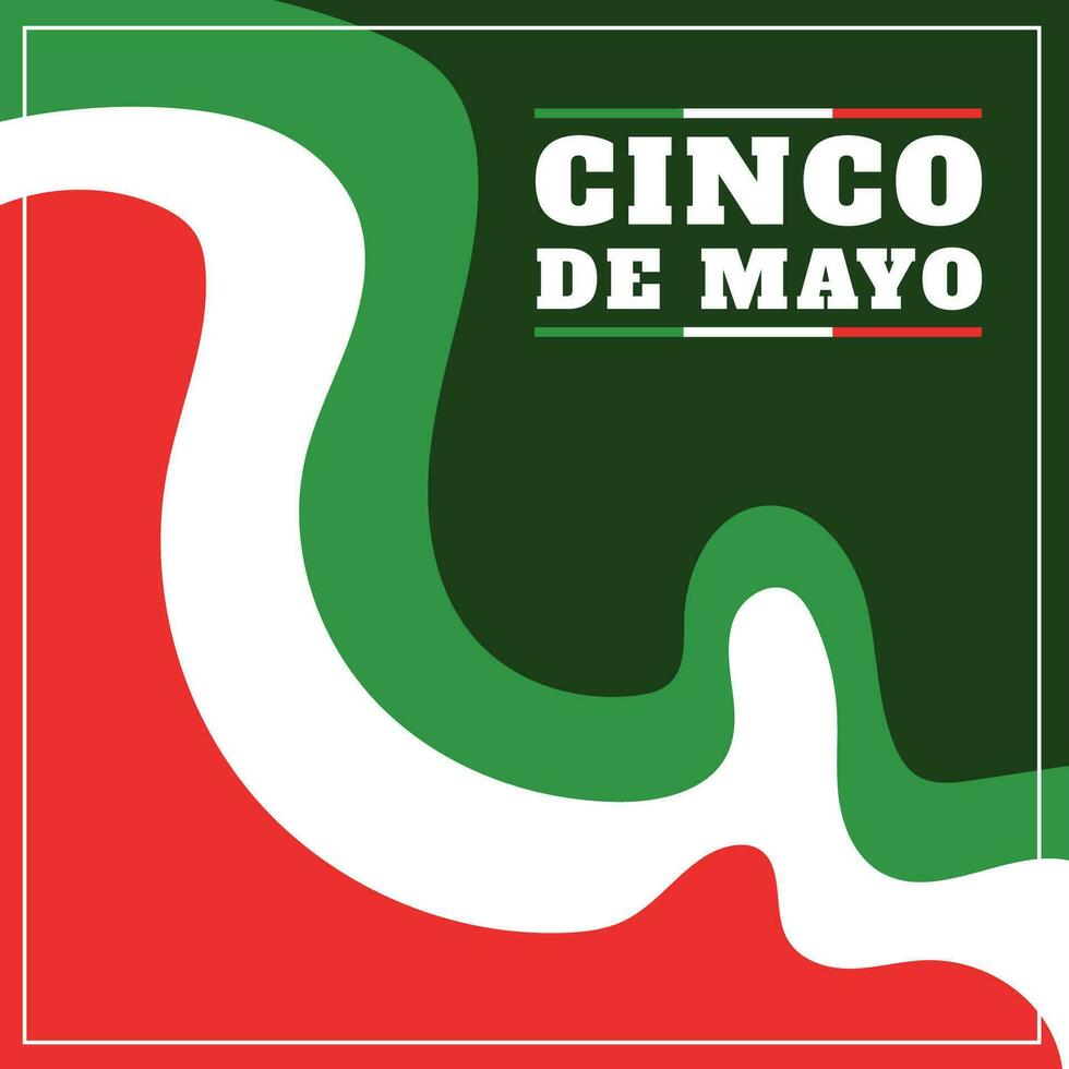 vettore piatto design Messico cinco de mayo concetto modello sfondo