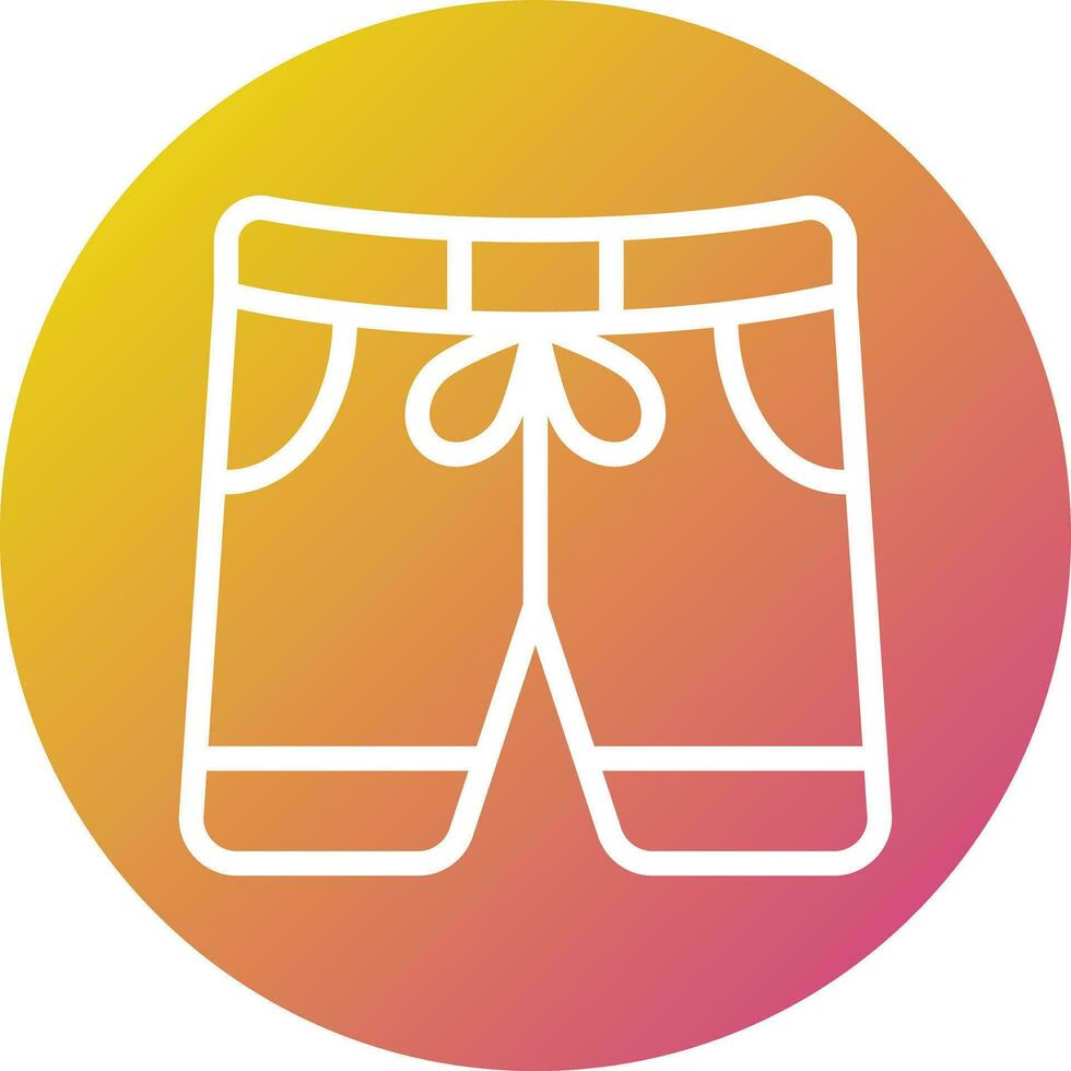 pantaloncini vettore icona design illustrazione
