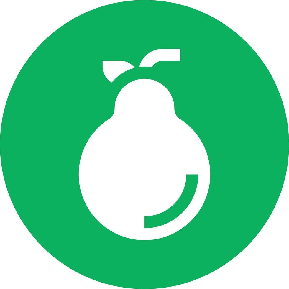 illustrazione del design dell'icona di vettore di pera
