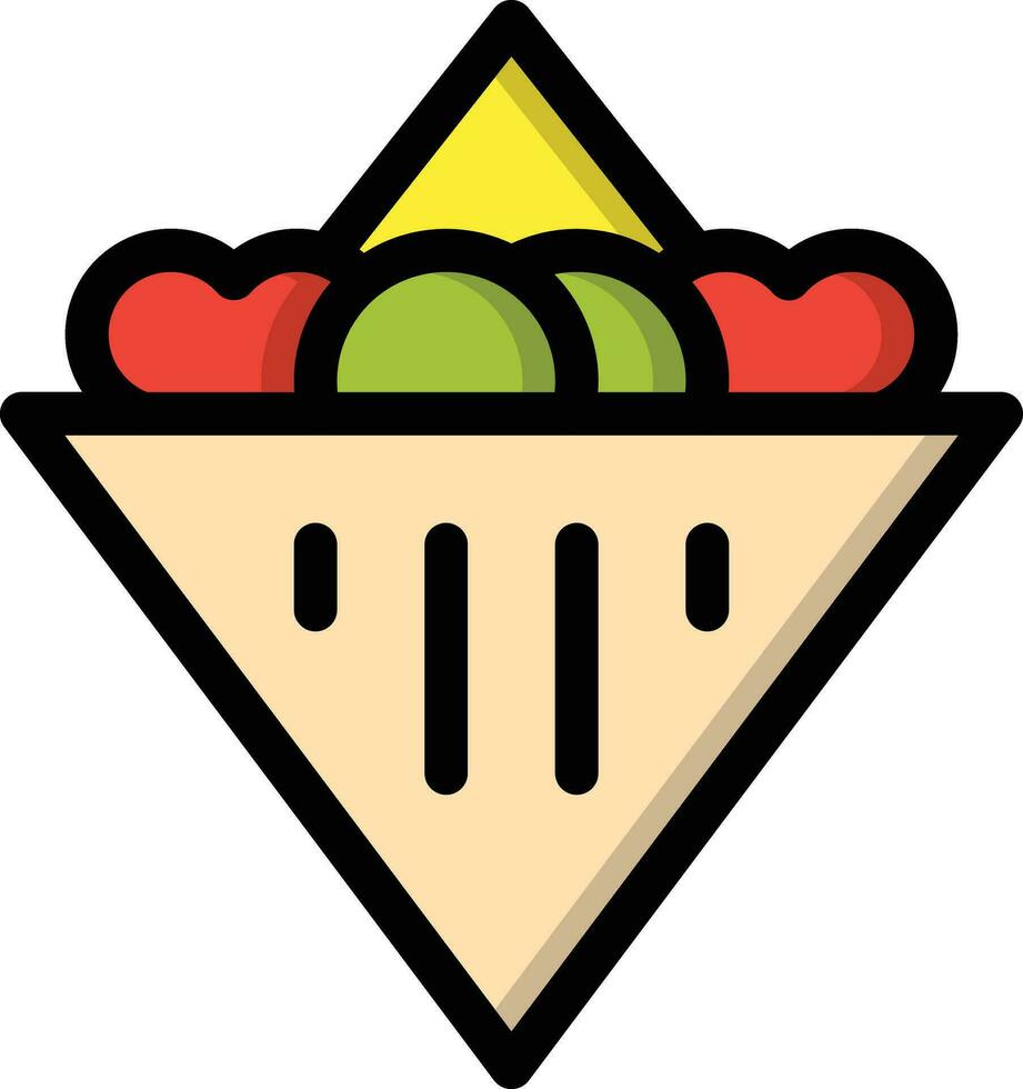 illustrazione del design dell'icona del vettore sandwich