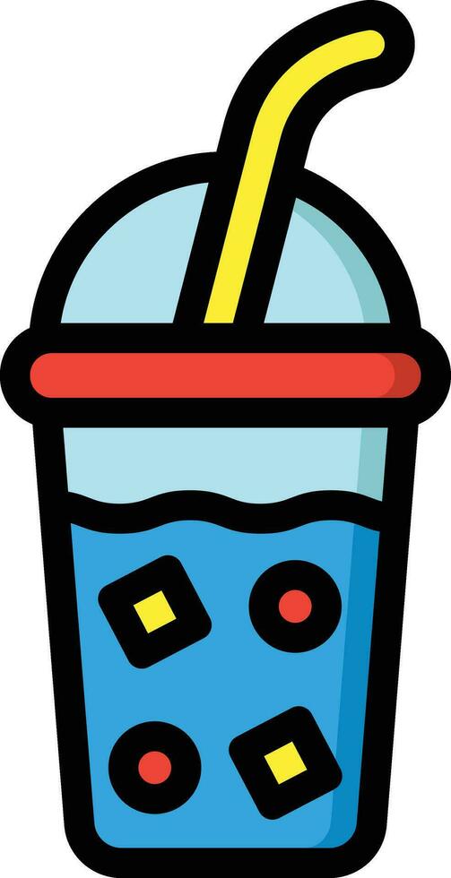 ghiacciato caffè vettore icona design illustrazione