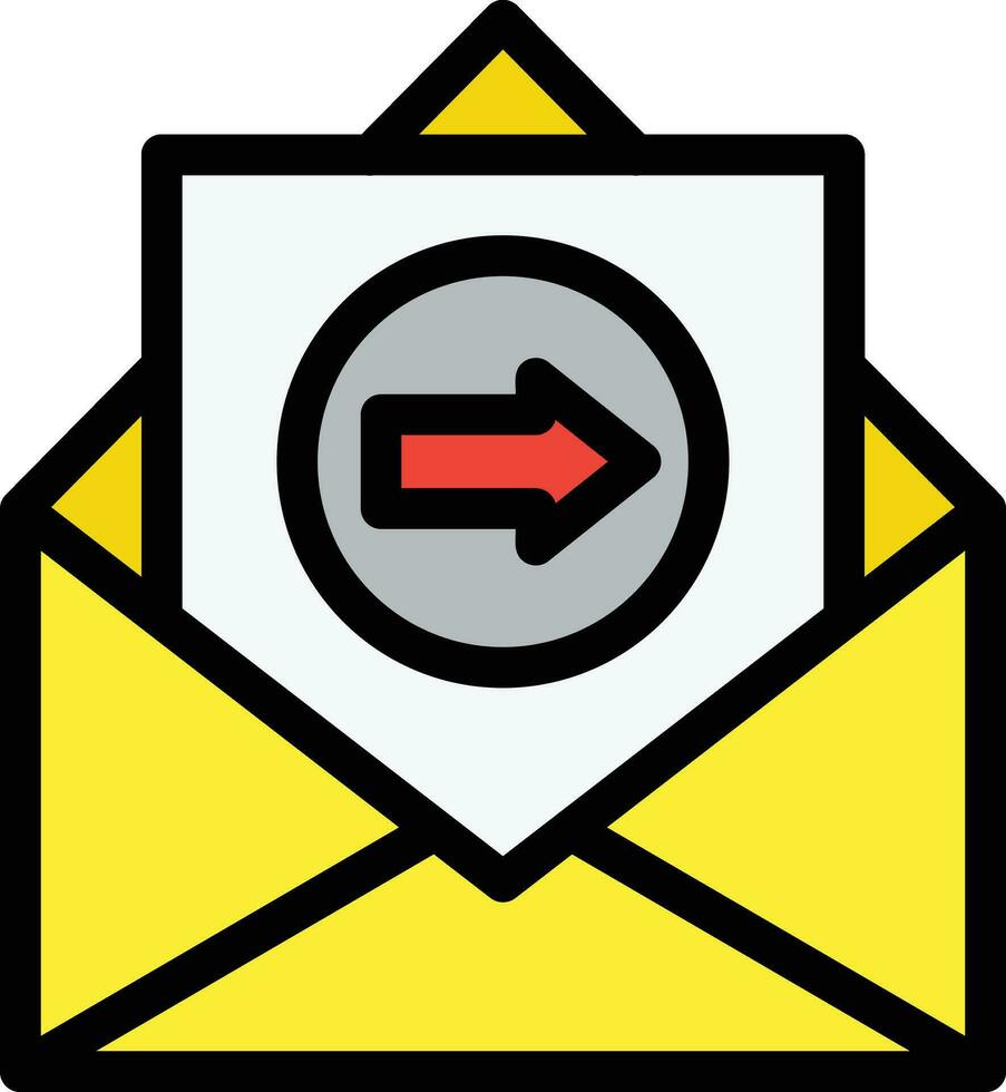 inviare mail vettore icona design illustrazione