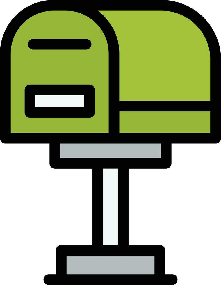 posta scatola vettore icona design illustrazione
