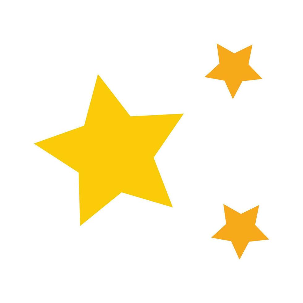 vettore nube di stelle scintille stelle isolato su bianca sfondo vettore illustrazione