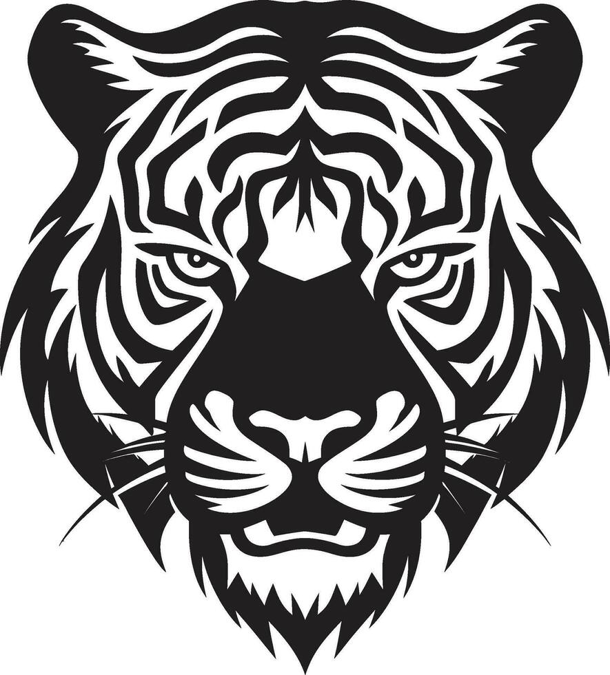 retrò neon tigre Vintage ▾ vibrazioni geometrico tigre vettore precisione abilità artistica