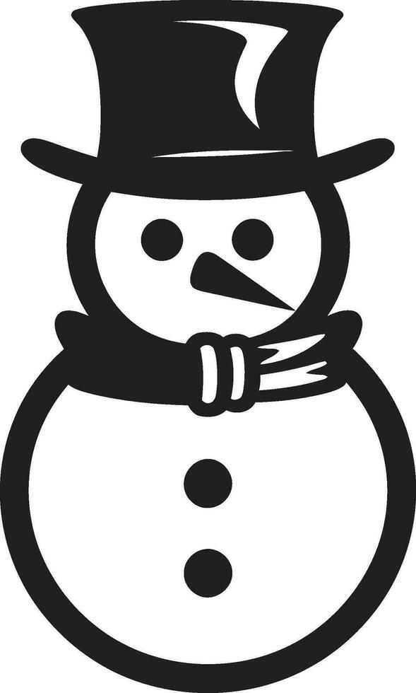 capriccioso pupazzo di neve cronache vettore arte stravaganza pupazzo di neve diletto svelato inverno abilità artistica