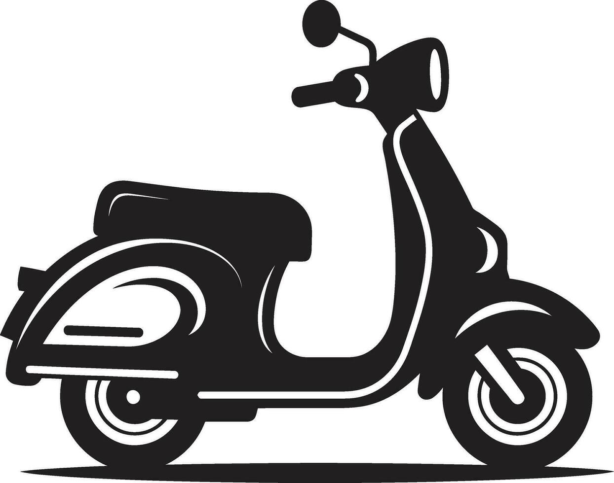 scooter marca logo design elettrico scooter condivisione concetto vettore