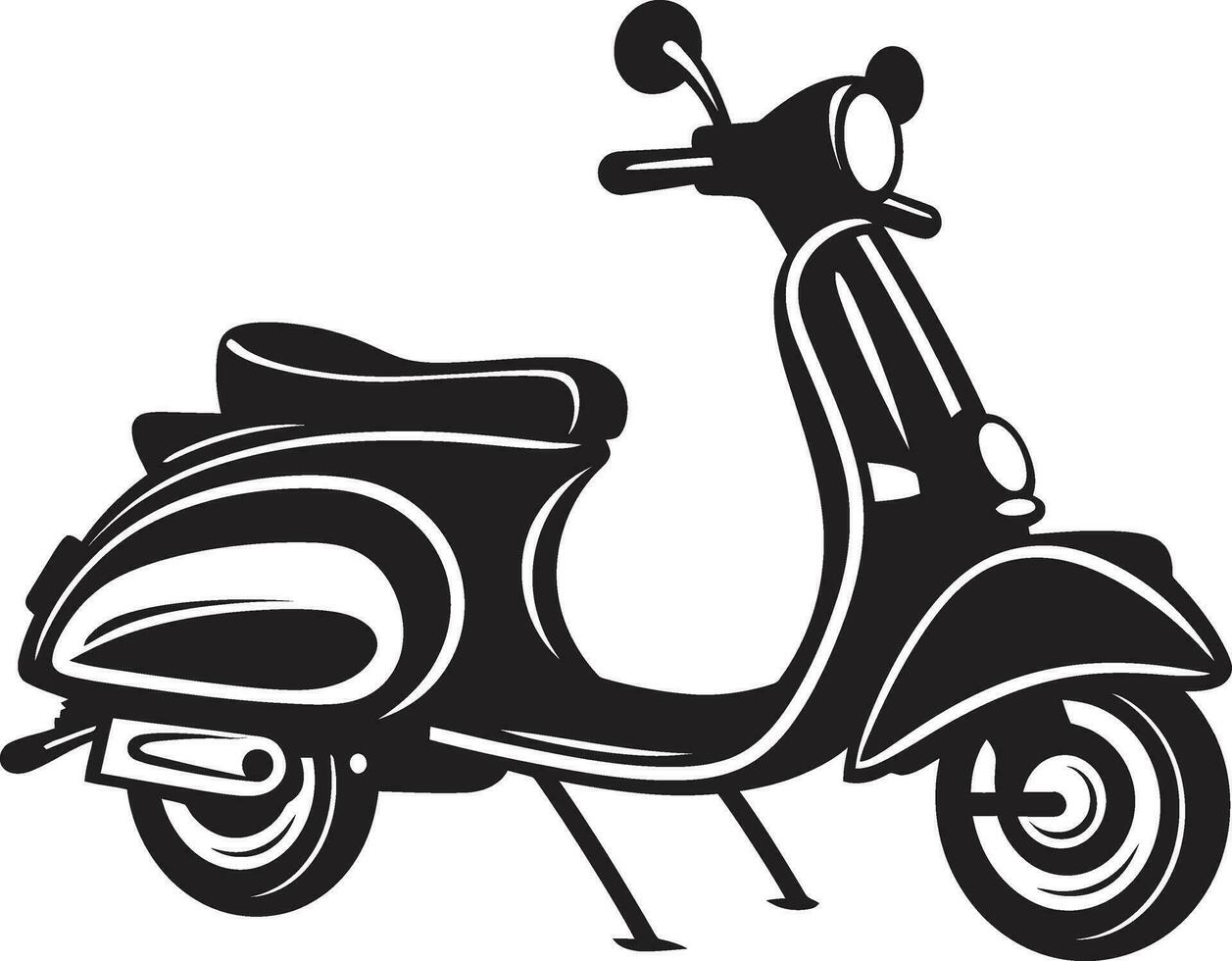 scooter sicurezza Ingranaggio vettore scooter noleggio promozione manifesto