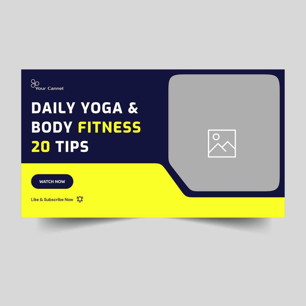 personalizzabile di moda yoga e fitness miniatura bandiera disegno, yoga Consigli, completamente vettore eps 10 file formato