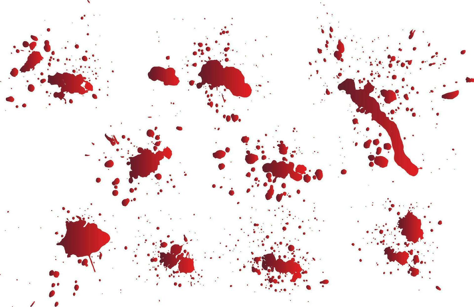 collezione di gocciolante sangue spruzzo sfondo vettore