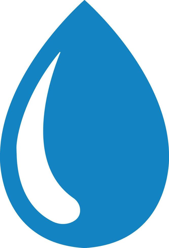 acqua far cadere icona nel piatto. isolato su trasparente sfondo. liquido far cadere icona di moda stile cartello per mobile applicazioni e sito web design. far cadere di acqua semplice vettore simbolo, logo