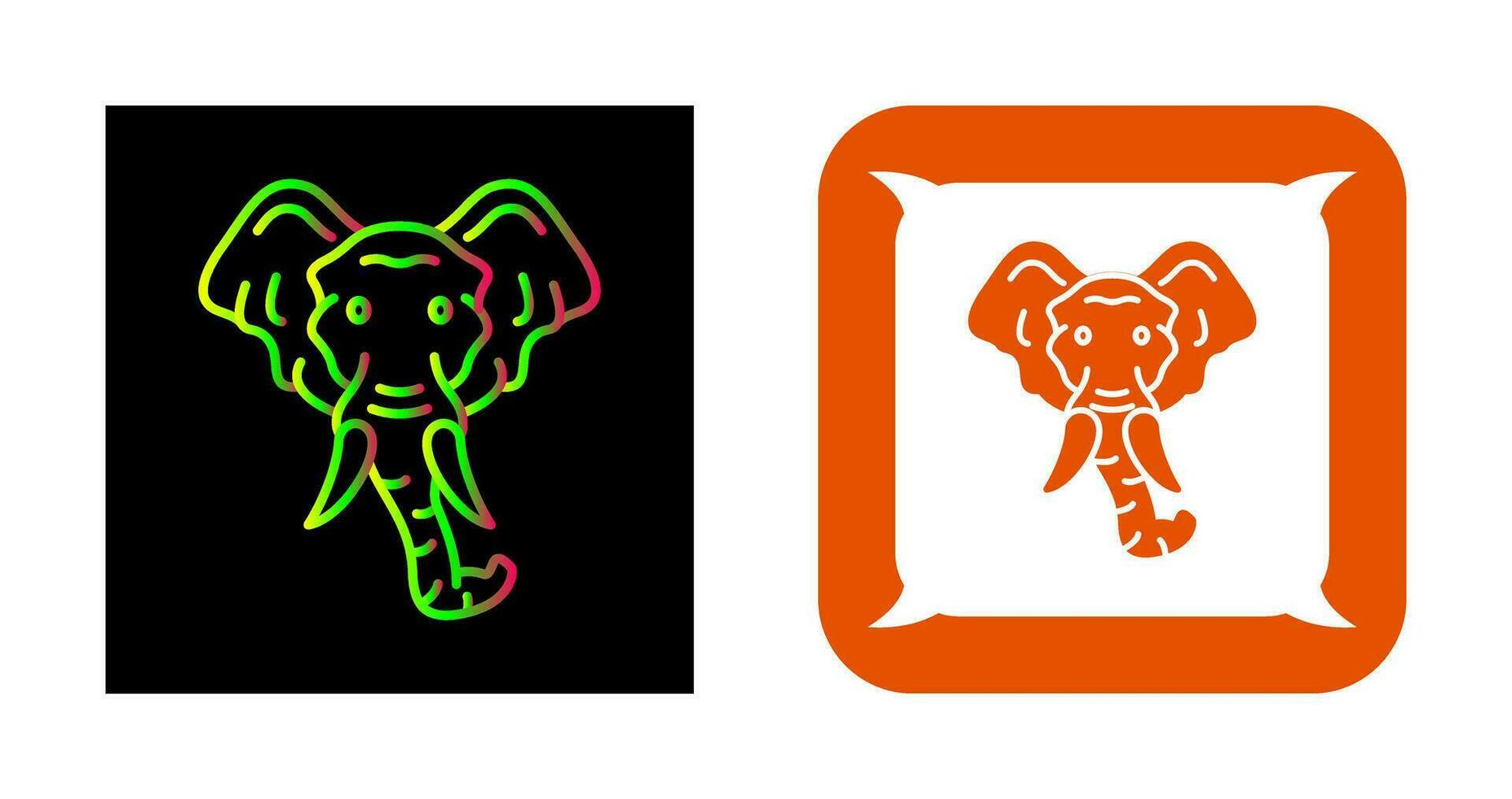 elefante vettore icona