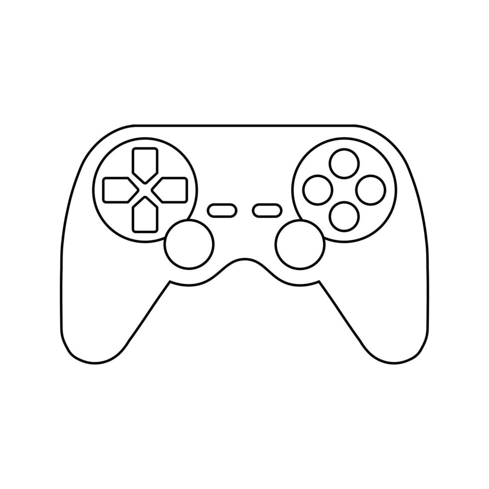 moderno design piatto dell'icona di gamepad o joystick per il web vettore