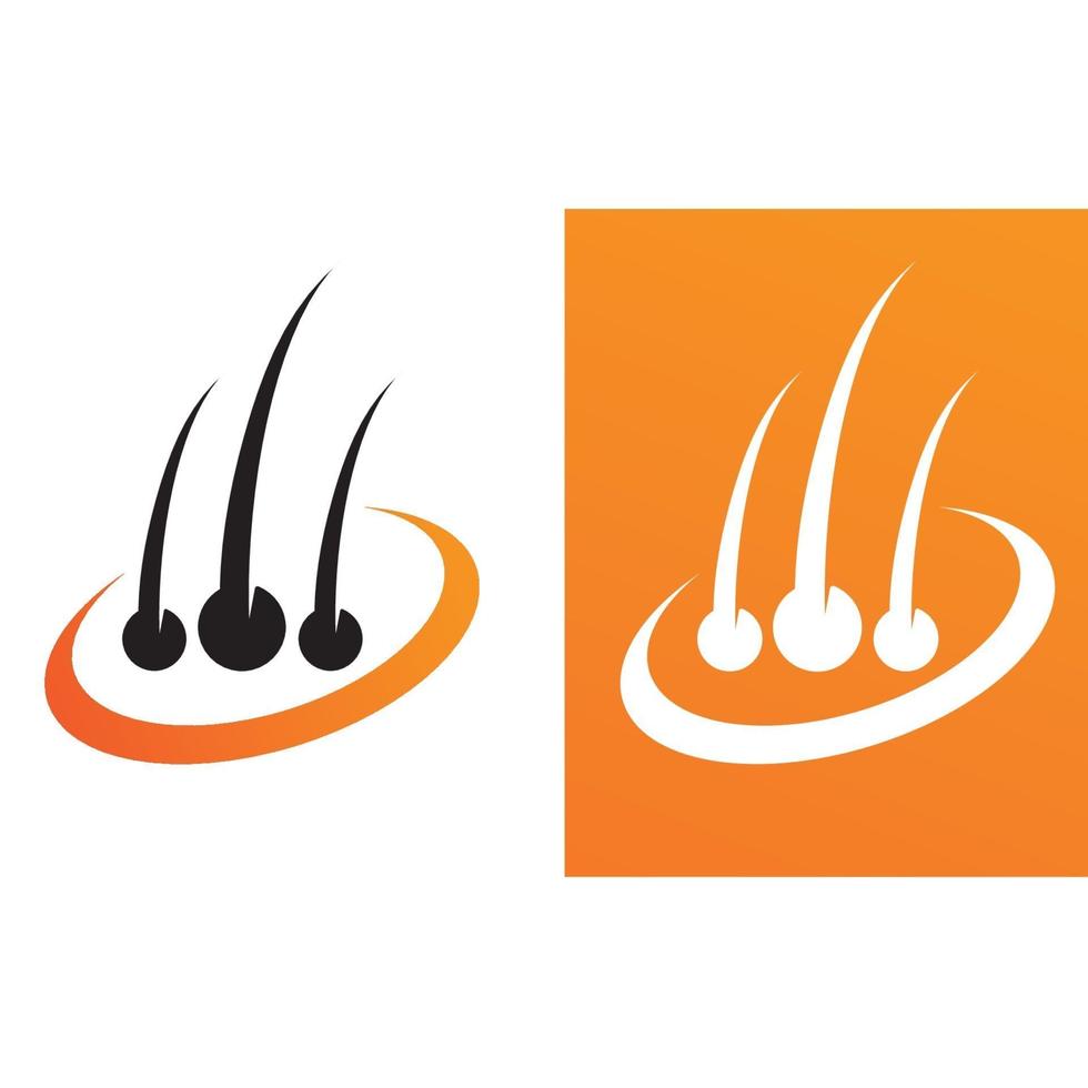 immagine dell'icona del logo vettoriale dei trattamenti per capelli
