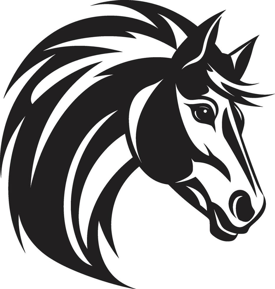 regale destriero ambasciatore emblematico simbolo safari maestà iconico cavallo emblema vettore